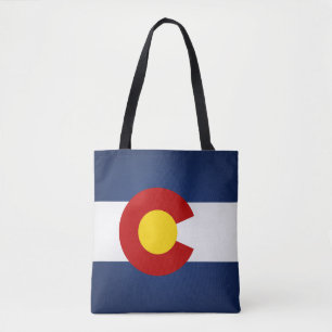 Coola i Colorado Flagga Mode Tygkasse