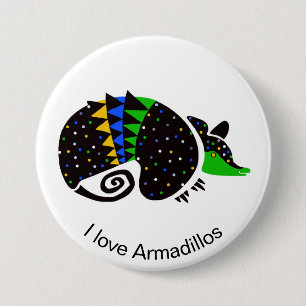 Coola I kärlek ARMADILLO - Djurgrafik Knapp
