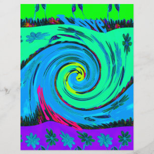 Coola I Kärlek Hawaii: Blommigt Pop Art mönster De