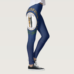 Coola i Kentucky Flagga Mode Leggings