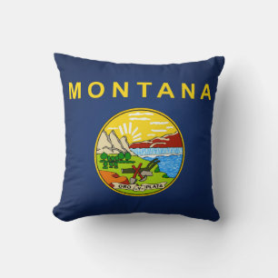 Coola i Montana Flagga Kudde
