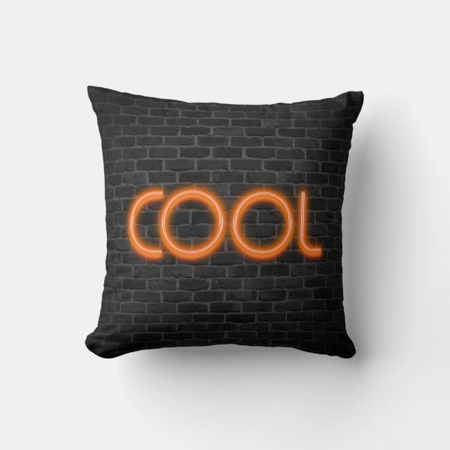 COOLA i Neon Marquee Ljus Kudde (Framsida)
