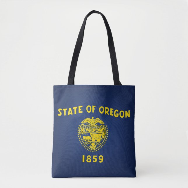 Coola i Oregon Flagga Mode Tygkasse (Framsida)
