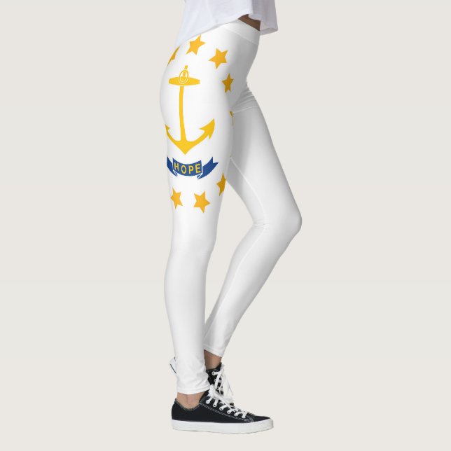 COOLA i RHODE ISLAND FLAGGA MODE Leggings (Höger)