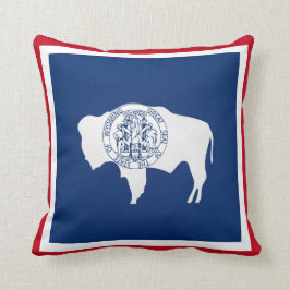 Coola i Wyoming Flagga Kudde