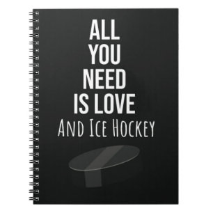 Coola Ice Hockey-Noveltyn ger sport Anteckningsbok