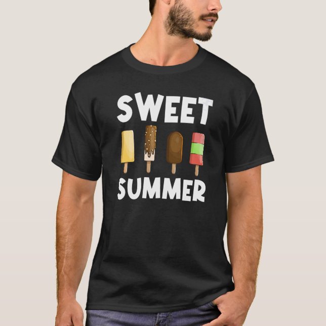 Coola Ice Pop För manar Women Ice Cream Stick Froz T Shirt (Framsida)