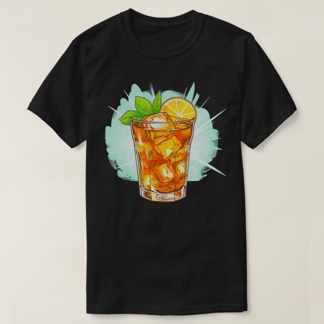 Coola Ice Tea med Lemonade T Shirt (Design framsida)