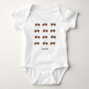 Coola Iconic winkS Aviator Glasses Brown Mönster T Shirt