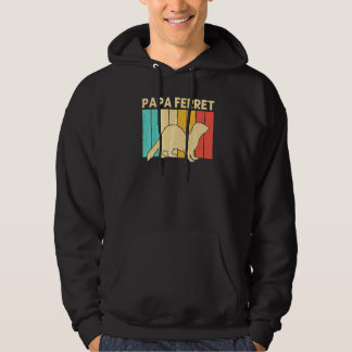 Coola Illrar För Män Pappa Djur Iller Ägare Gnagar Hoodie