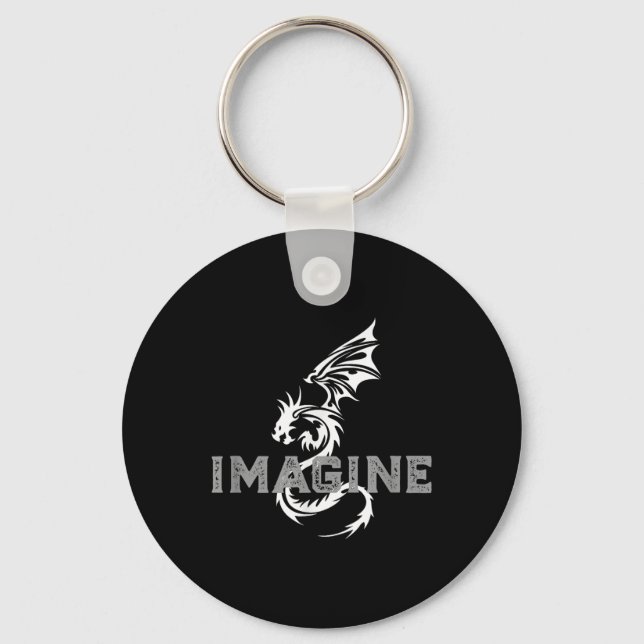Coola Imagine Tattoo Dragon Nyckelring (Framsida)