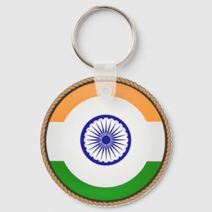 Coola India Flagga Seal Nyckelring