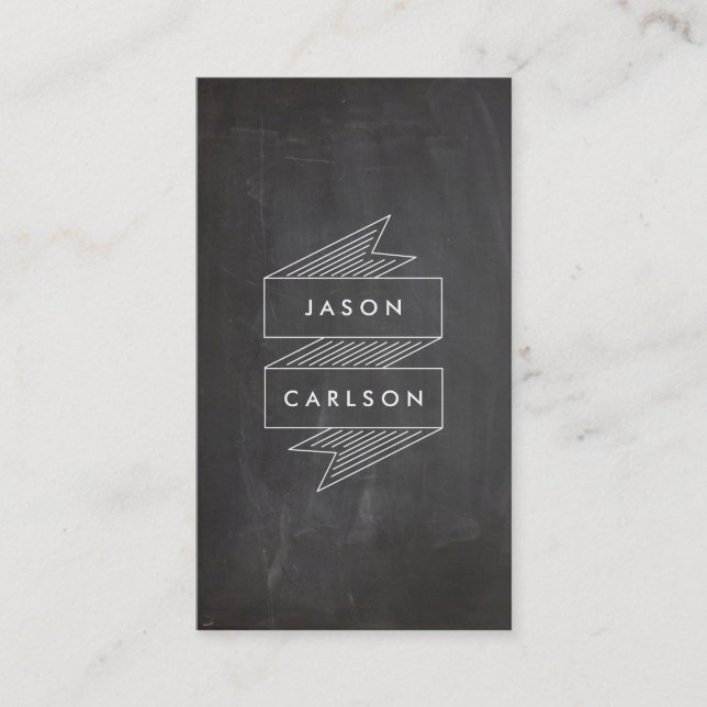 Coola Indie Musician Hip Music Black Grunge Visitkort (Framsida)