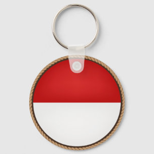 Coola Indonesia Flagga Seal Nyckelring