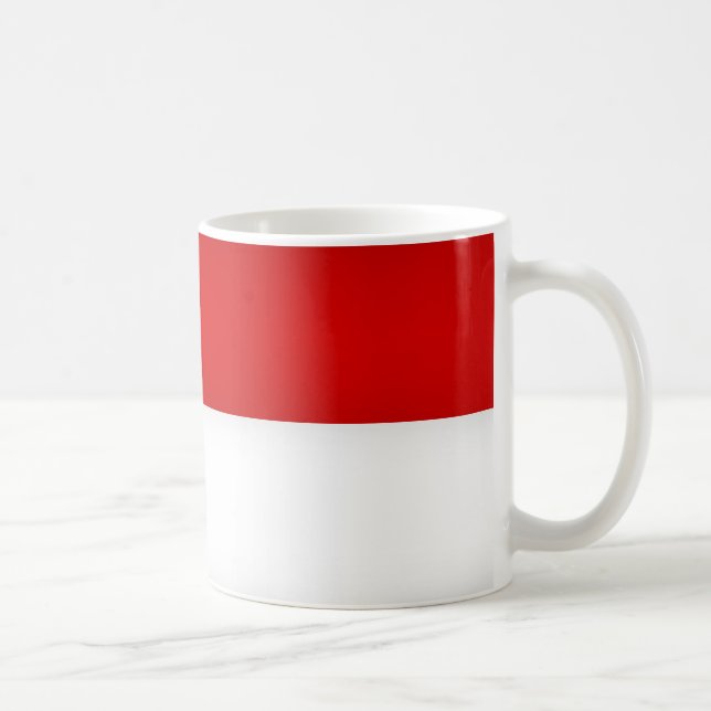 Coola indonesisk Flagga Kaffemugg (Höger)