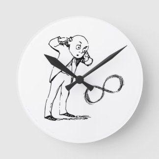 Coola Infinity Symbol Philosophical Clock Rund Klocka