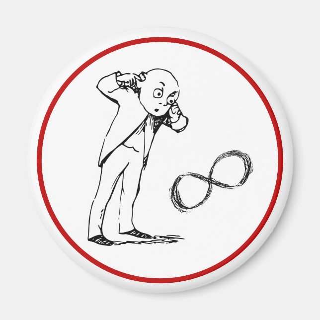 Coola Infinity Symbol Philosophical Magnet (Framsidan)