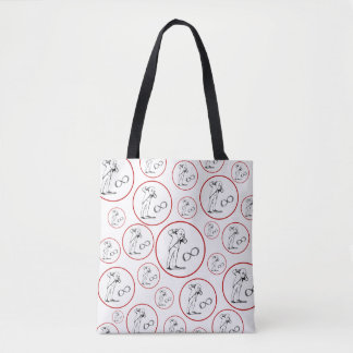 Coola Infinity Symbol Philosophical Tote Bag Tygkasse