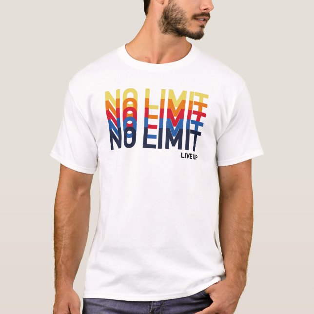 Coola Ingen gräns för direktuppspelning av aktiva  T Shirt (Framsida)