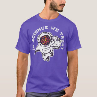 Coola inom vetenskap Vi litar på astronaut Humanis T Shirt