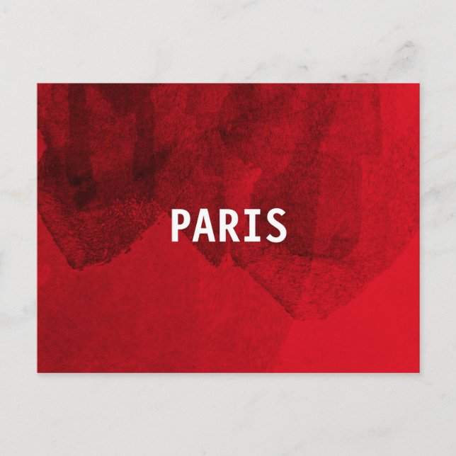 Coola inspiration till Paris Modern Graphic Design Vykort (Framsida)