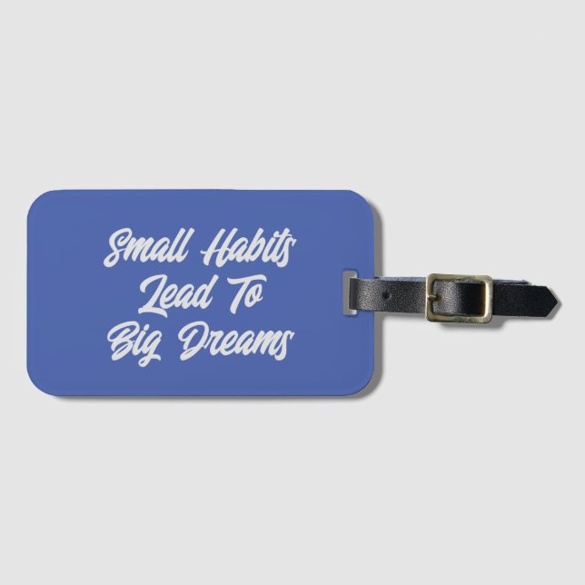 Coola inspirationstext citat Manar Bagagebricka (Framsida horisontal)