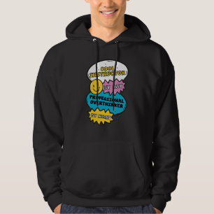 Coola instruktör på dagen, professionell överanaly hoodie