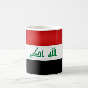Coola Irak-Flagga Kaffemugg