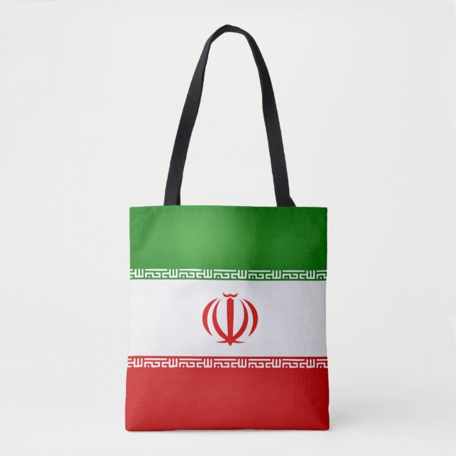 Coola Iran Flagga Mode Tygkasse (Framsida)