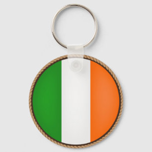 Coola Irish Flagga Seal Nyckelring