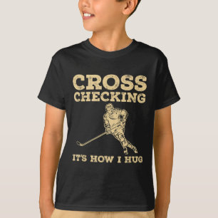 Coola ishockeykonst män kvinnor landhockeyälskare  t shirt