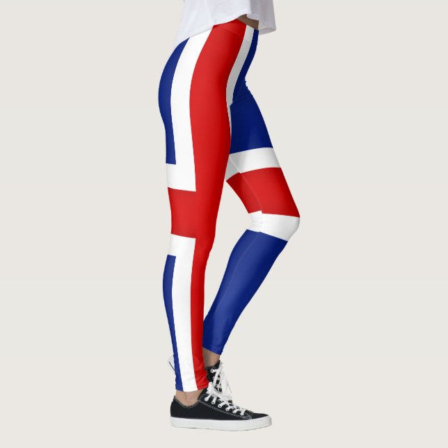 Coola Island Flagga Mode Leggings (Höger)