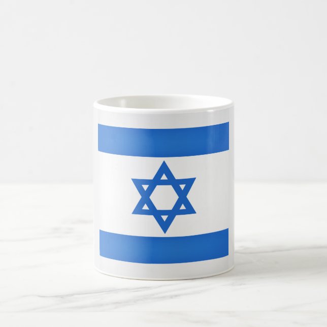 Coola Israel-Flagga Kaffemugg (Center)