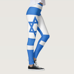 Coola Israel Flagga Mode Leggings