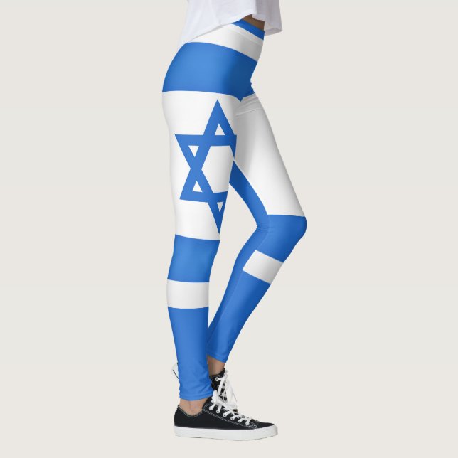 Coola Israel Flagga Mode Leggings (Höger)