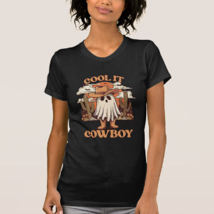 Coola IT Cowboy Ghost Halloween Western T Shirt