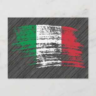 Coola Italiensk flagga Vykort