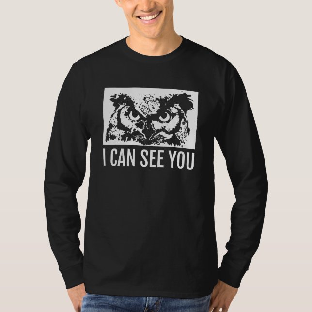 Coola jag kan se dig Uggla T Shirt (Framsida)