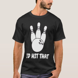Coola jag Slått att Bowling Ball Stift Bowlareare T Shirt