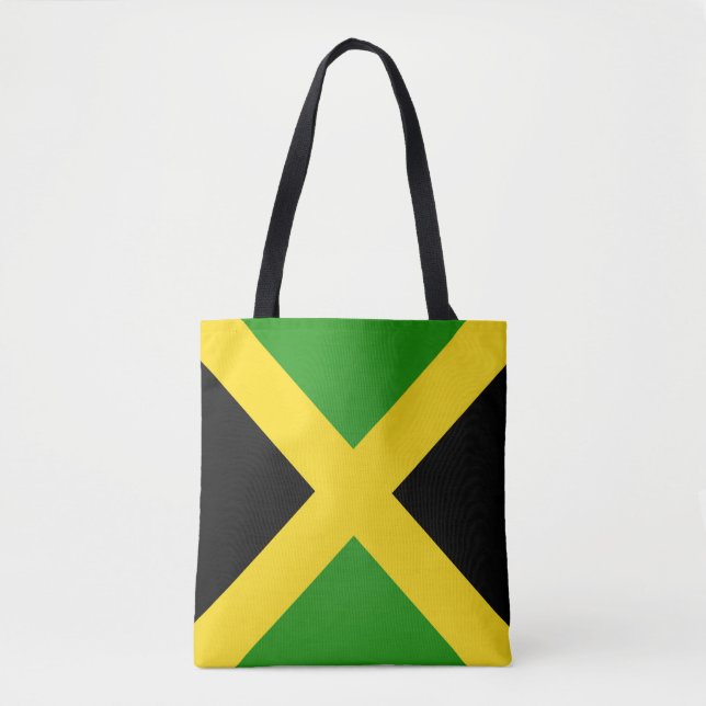 Coola Jamaica Flagga Mode Tygkasse (Framsida)