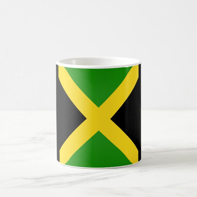 Coola Jamaican Flagga Kaffemugg (Center)