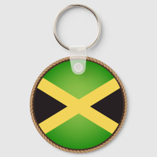 Coola Jamaican Flagga Seal Nyckelring