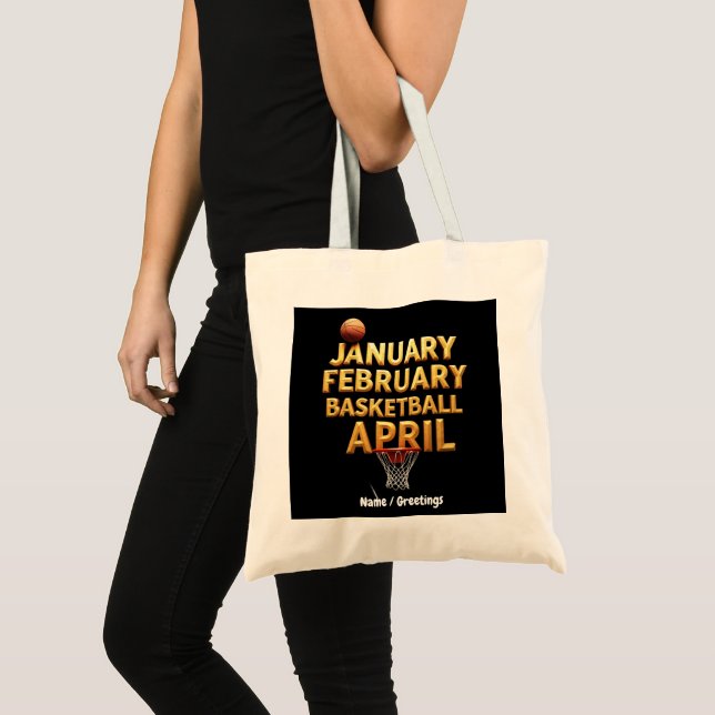 Coola Januari Februari Basket April Designs  Tygkasse (Framsida (produkt))