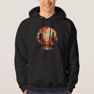 Coola Japan Town med red Sunset for Downtown sight Hoodie