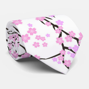 coola Japans blommönster-halsband Slips