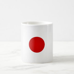 Coola Japansk Flagga Kaffemugg