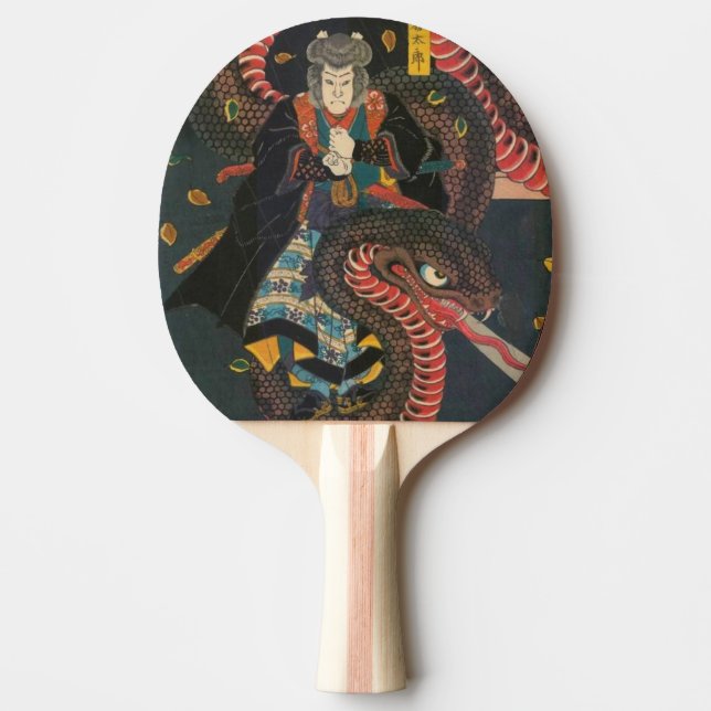 Coola Japansk giant Snake Monster Pingisracket (Framsidan)
