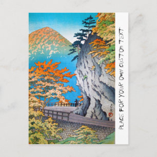 Coola, japansk höstbergsträdgård vykort