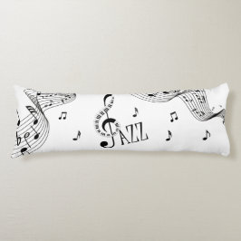 Coola Jazz Music Kroppskudde