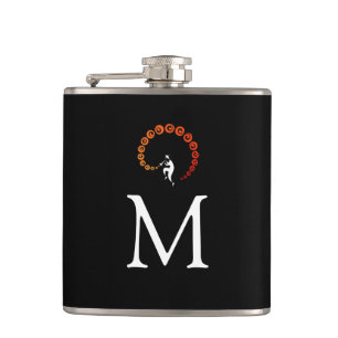 Coola Jazz Trumpet Musician Monogram Gult Orange Fickplunta